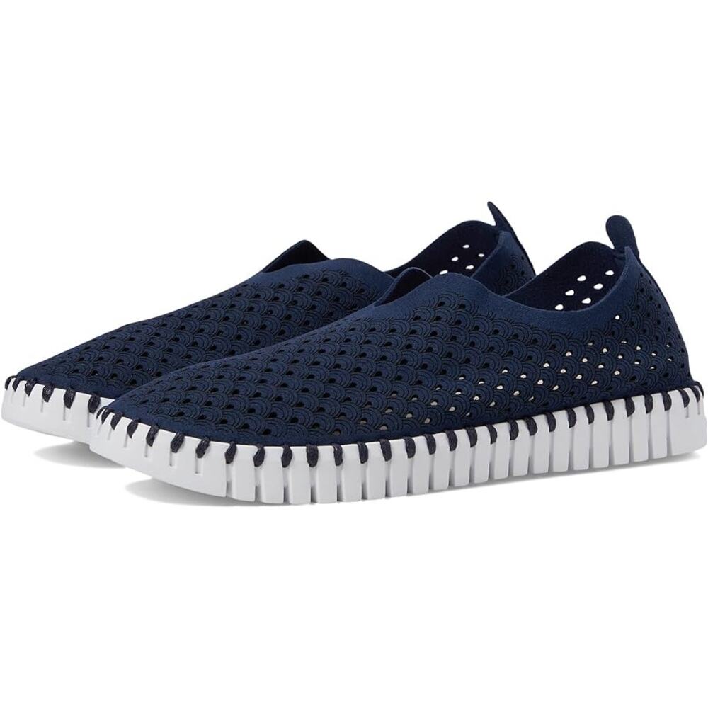 IIse Jacobsen Tulip 139 Slip-On Loafer US 9 EU 39 Dark Blue Indigo Cushioned GUC